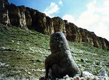 Only wild flowers and stone lions accompany those Tibetan kings of the past.