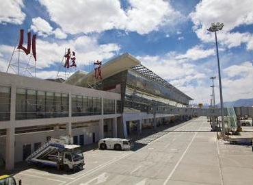 Appearance of Gonggar airport, Lhasa.