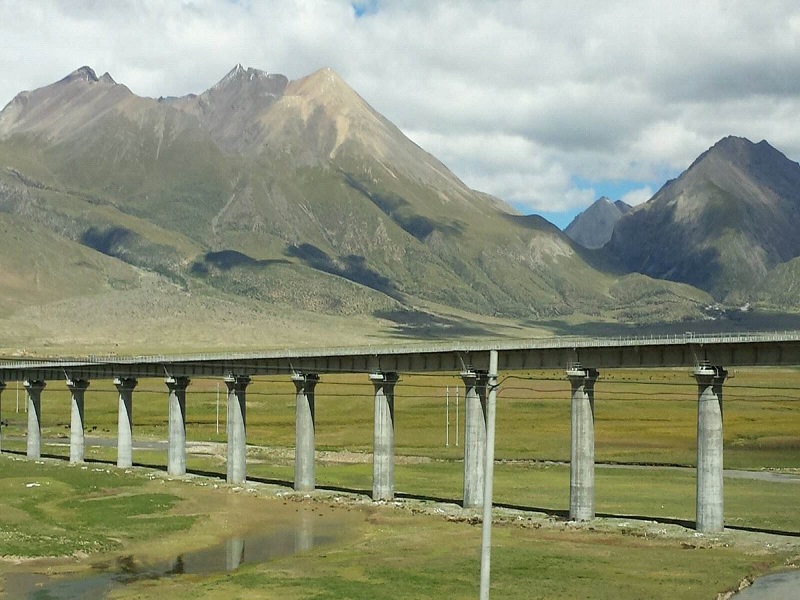 Qinghai-Tibet railway.