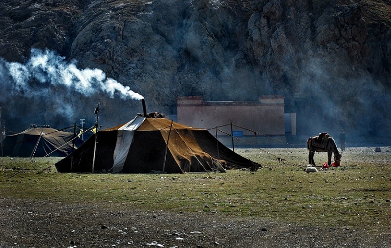 Tibetan normad tent