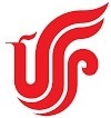 The logo of Air China.