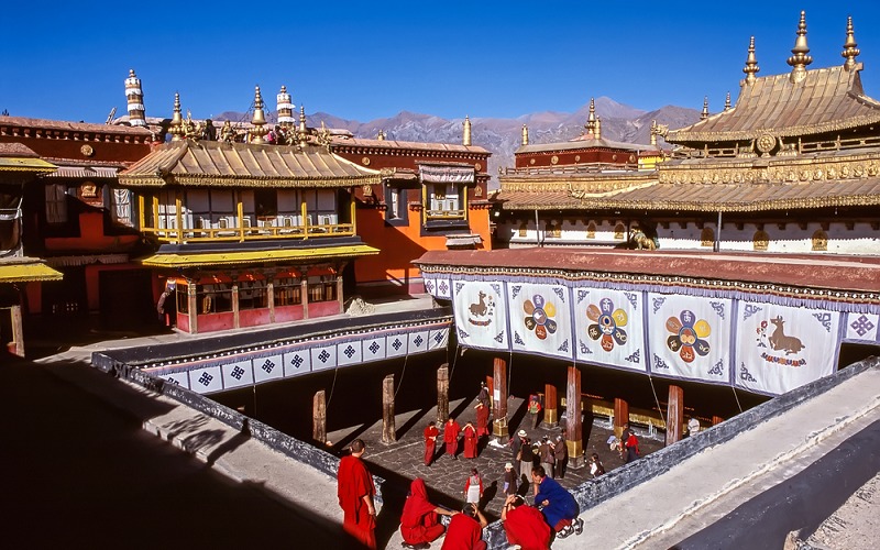 Jokhang Temple is recognized as the most sacred temple in Tibet.