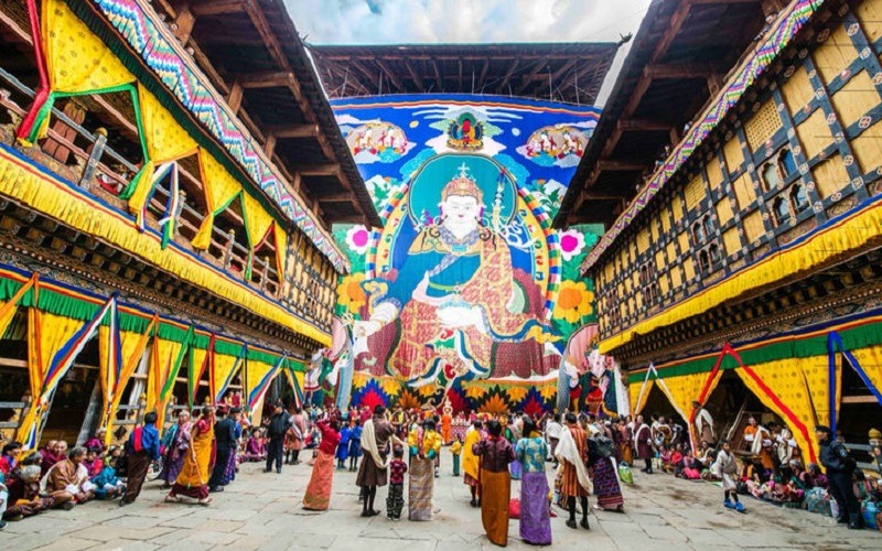 Tshechu Festival at Paro Dzong