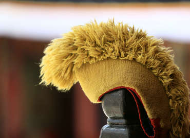 Tibetan monk hat