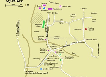 Gyantse Map