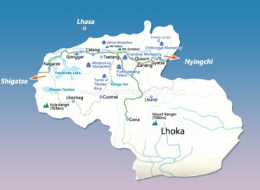 Lhoka map