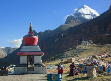 Mt.Kailash is the Precious Snow
                                    Mountain.
