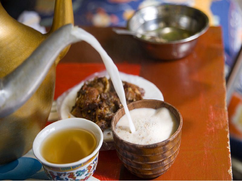 Tibetan butter tea