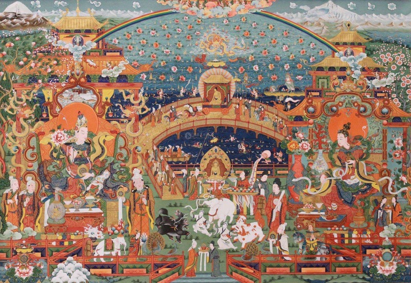 Lhasa's history is associated with Buddhism.