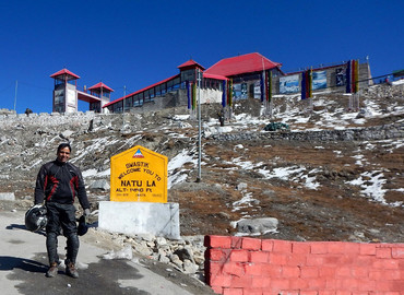 Nathu La pass is the open trading border posts between India and China
