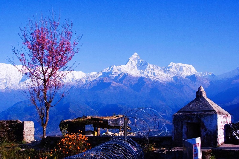 Annapurna circuit in spring