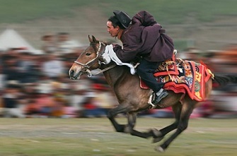 Horse racing festival in Nagqu