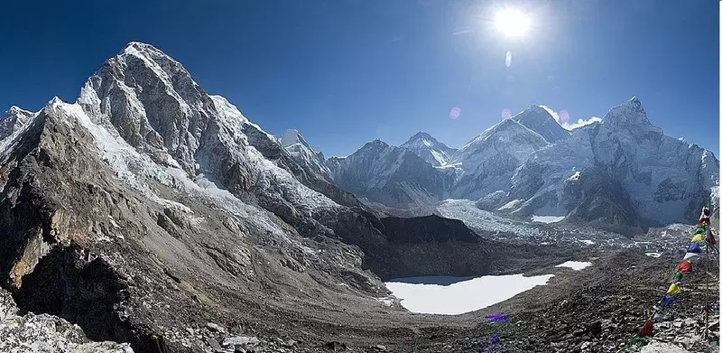 Stunning scenery of EBC in Nepal