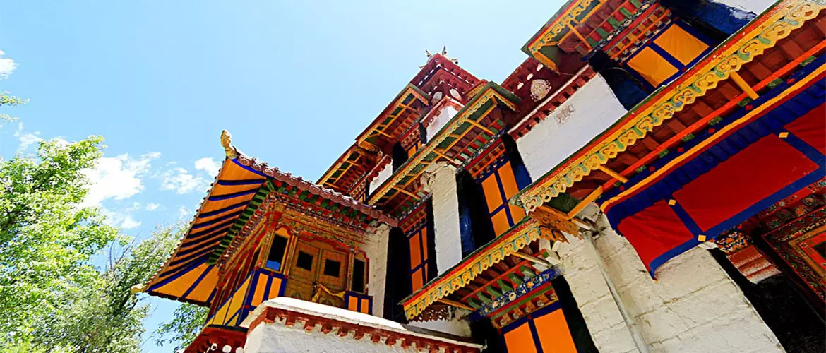Norbulingka, the summer palace of Dalai Lama.