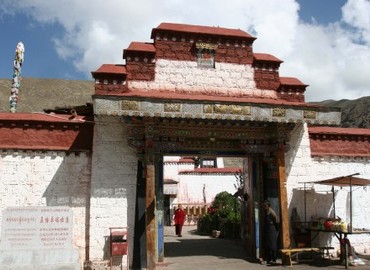 Entrance gate of Drolma Lhakhang Monastery