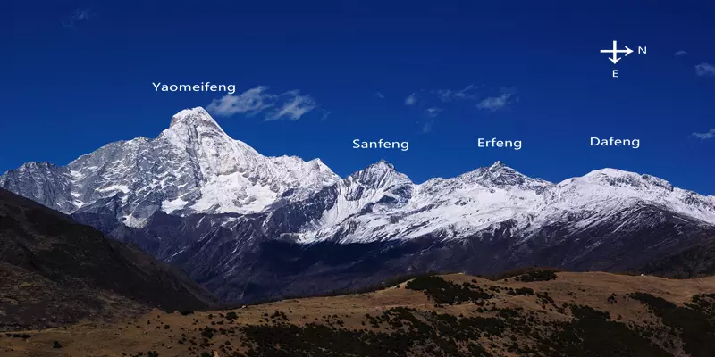 Mount Siguniang In Sichuan Kham