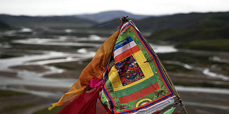 Tibetan Buddhim Prayer Flags