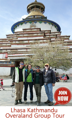 Popular tour package from Lhasa to Nepal