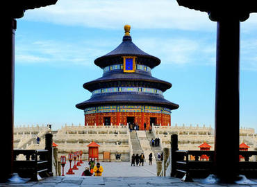 Temple of Heaven, one of the landmarks of Beijing.