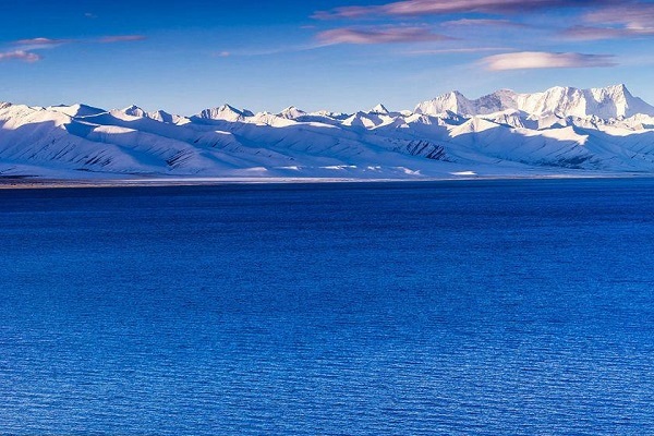 Namtso Lake and Nyenchen Tanglha Mountain.