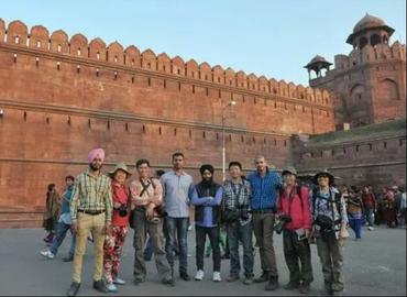 Indian tourists in Kathmandu