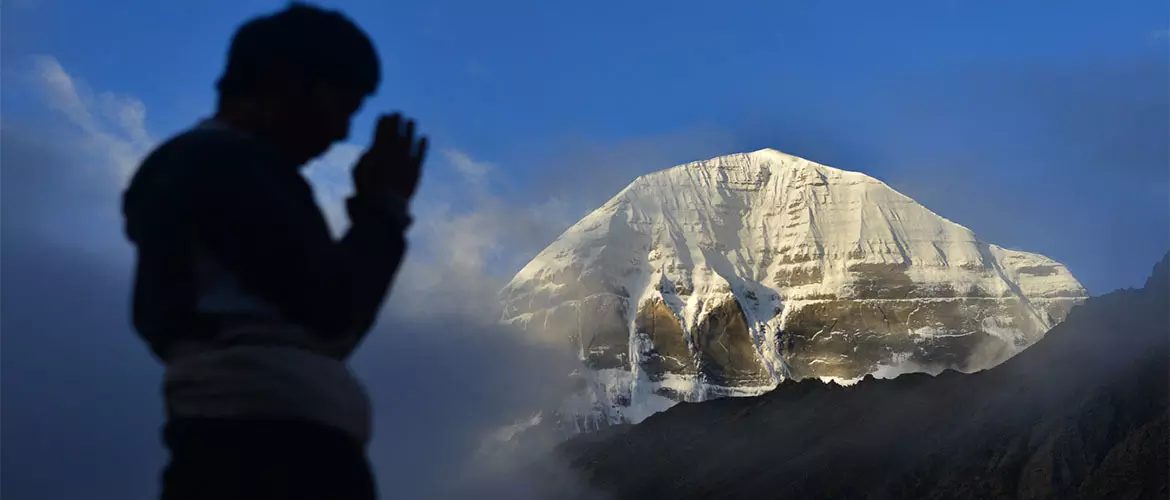 A pilgrim at Mt.Kailash