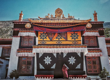 Sera Monastery is reputed as the most beautiful Tibetan monastery.