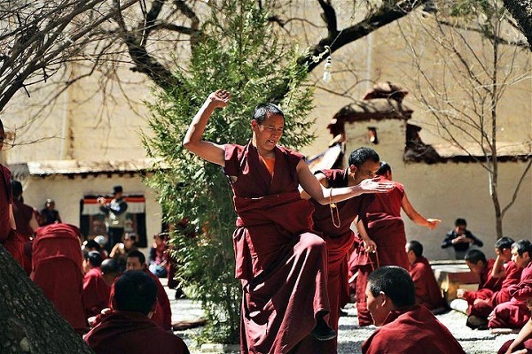 Buddhist Debate at Drepung