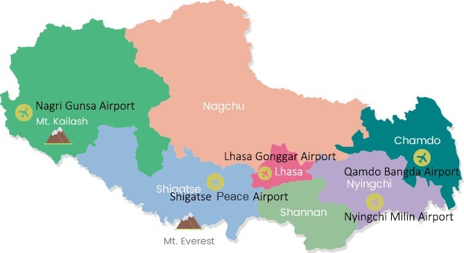 tibet                    airports