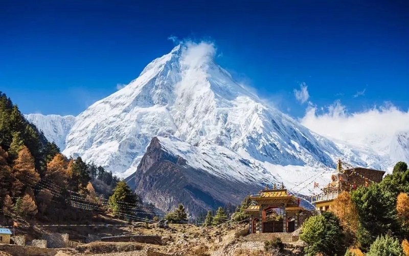 A little village in the Himalayans