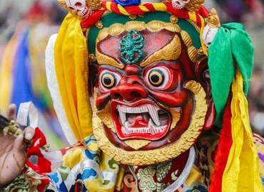 A religious mask for Cham dance