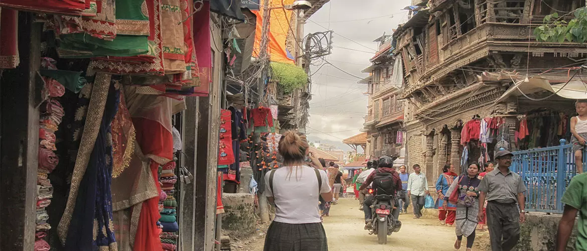 Vibrant ancient city Kathmandu