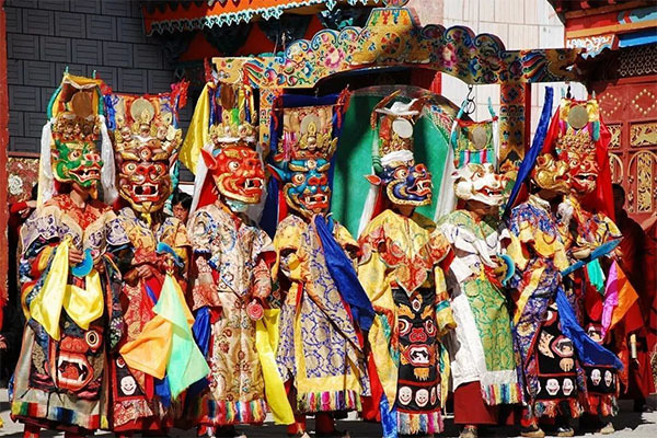 Religious celebration for Losar.