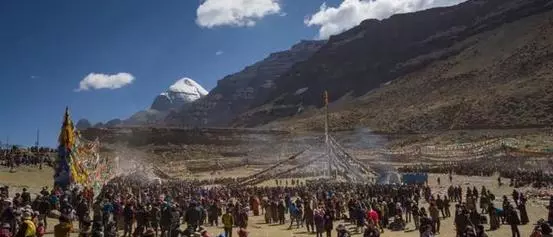 Mount Kailash during Saga Dawa festival