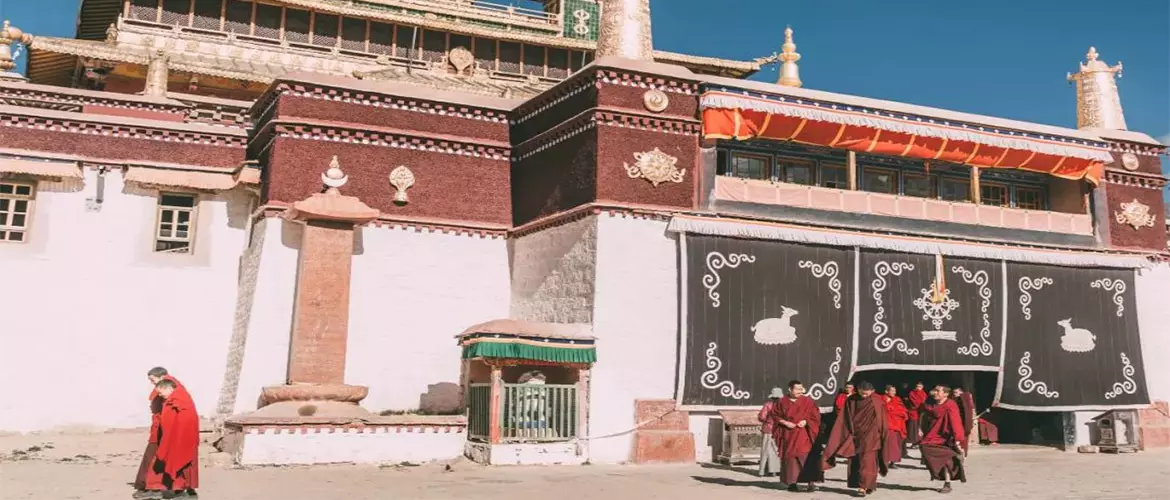 Samye Monastery in winter