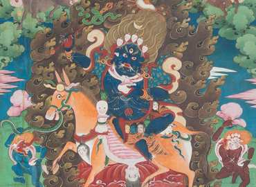 A Thangka of Palden Lhamo