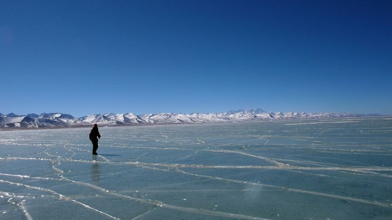Most lakes in Tibet will get frozen in Feb like Namtso.