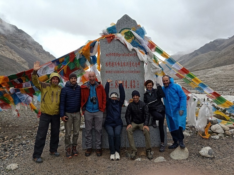 Monument of Everest Base Camp.