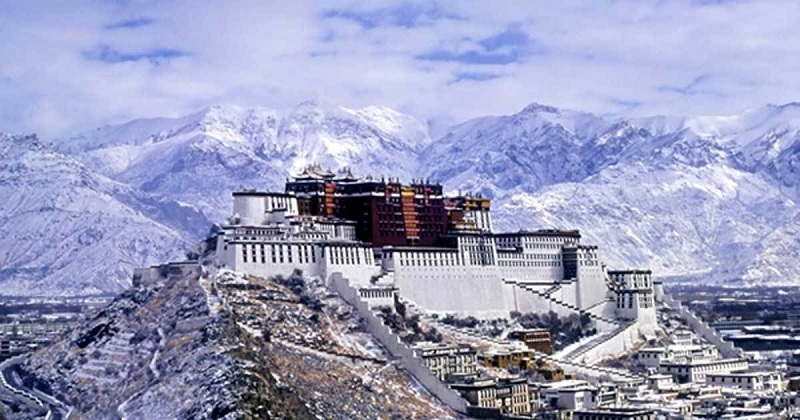 The Potala Palace is the winter palace of Dalai Lama.