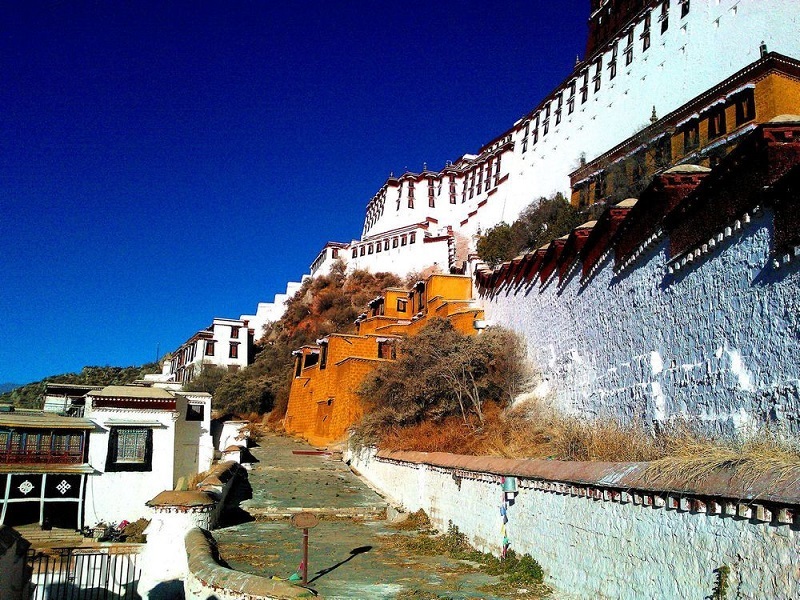 The Potala Palace, landmark of Lhasa city.