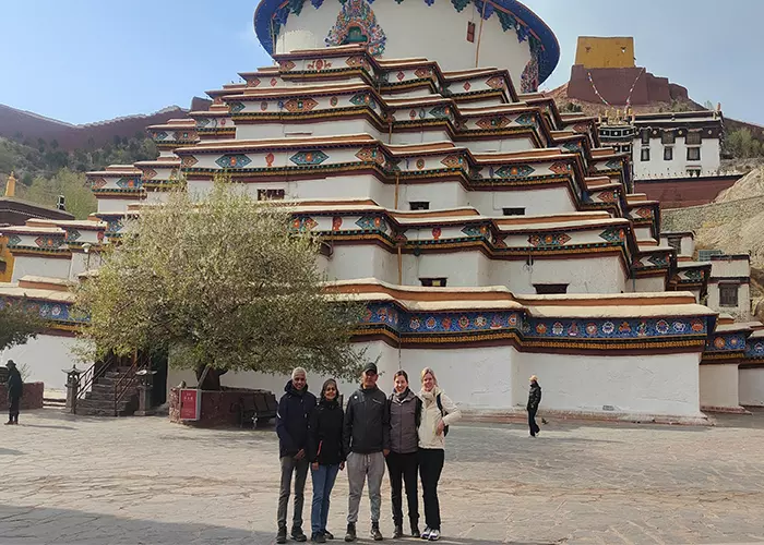US tourists in Tibet