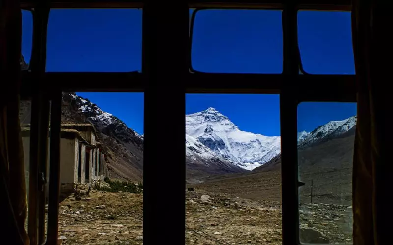 See Mt.Everest from Rongbuk Hotel