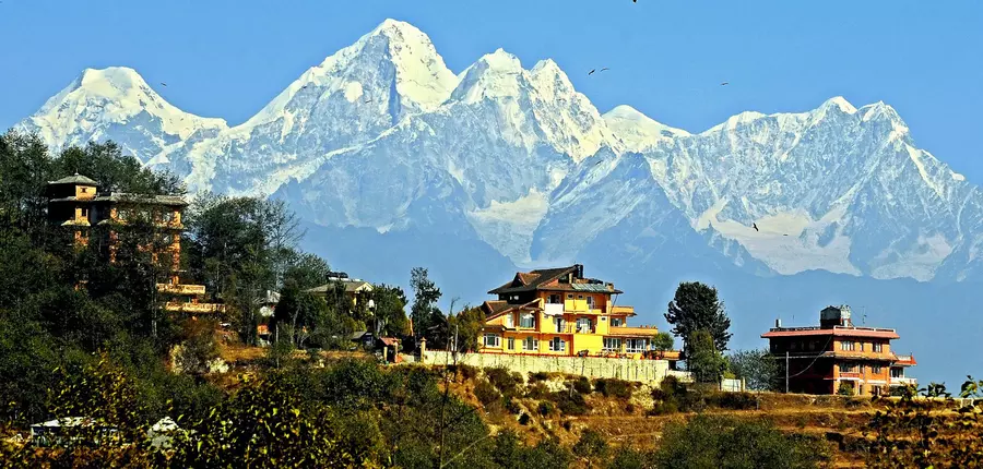 Enjoy Himalayan scenery at Nagarkot.