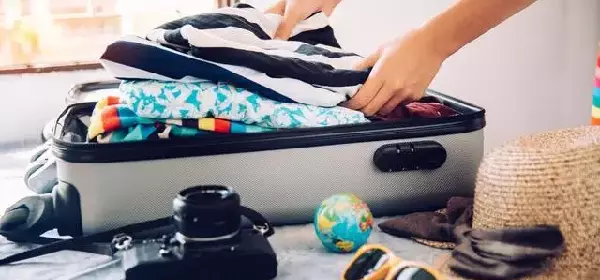 packing luggage