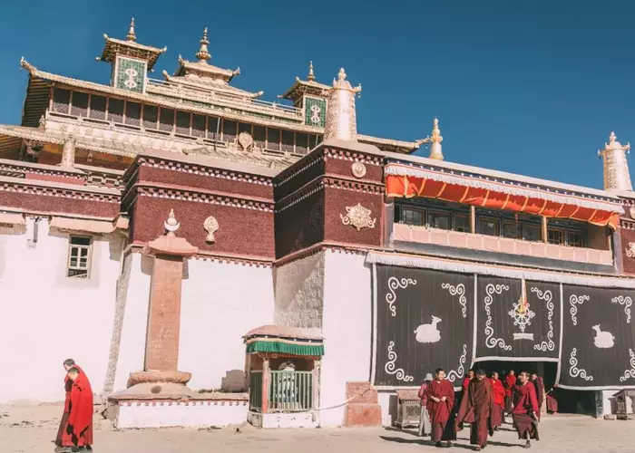 Samyge Monastery in Winter