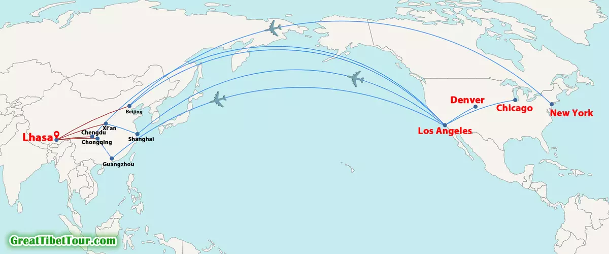 Flight routes