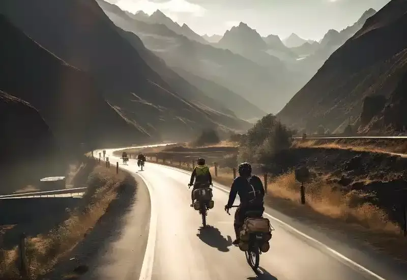 Cycle in Lhasa