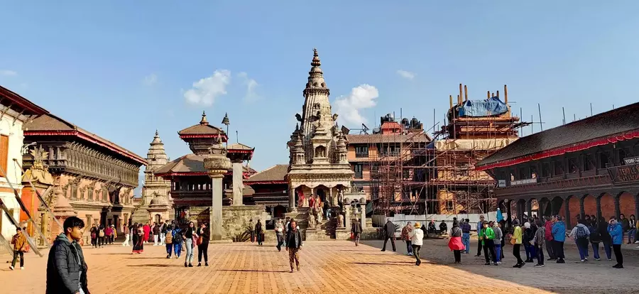 Площадь Дурбар в Бхактапуре