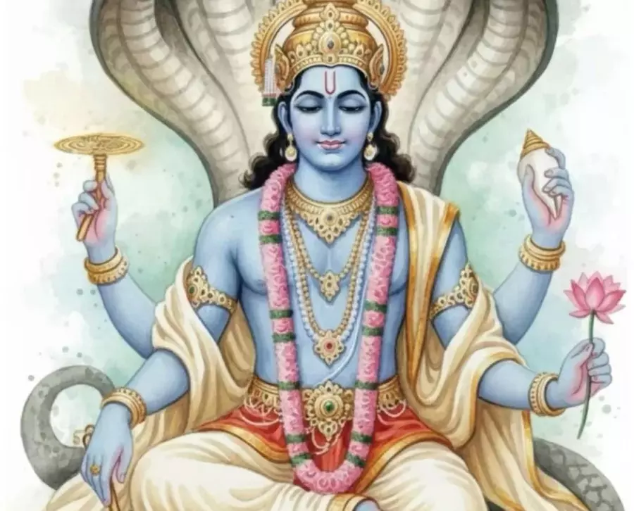 Hindu god Vishnu