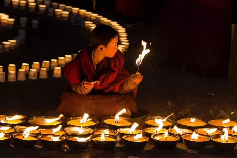 Butter lamps